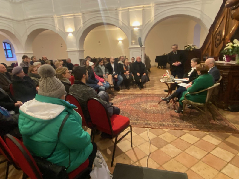   Beszélgetés dr. Márkus Mihály nyugalmazott püspökkel és feleségével, Eördegh Ildikóval.