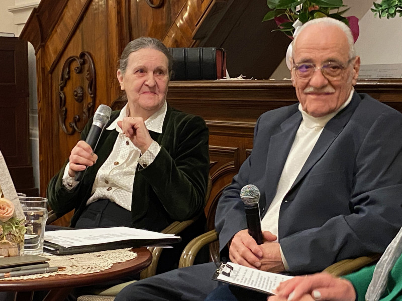   Beszélgetés dr. Márkus Mihály nyugalmazott püspökkel és feleségével, Eördegh Ildikóval.