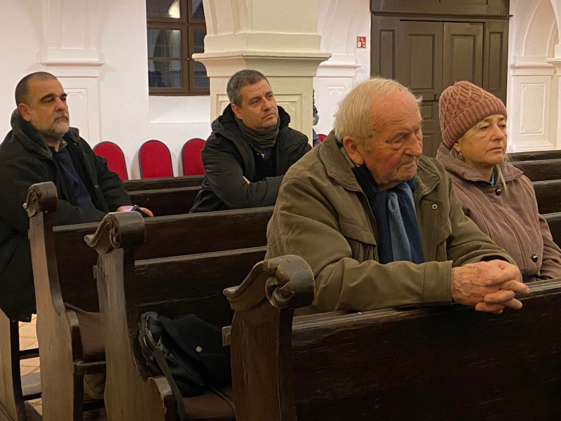   Beszélgetés dr. Márkus Mihály nyugalmazott püspökkel és feleségével, Eördegh Ildikóval.