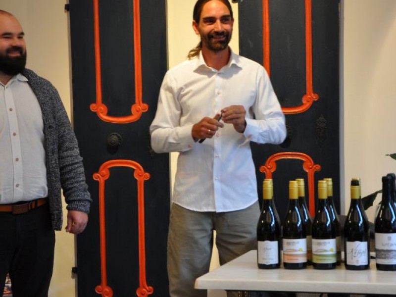 A Kőfejtő Pincészet borkóstolója