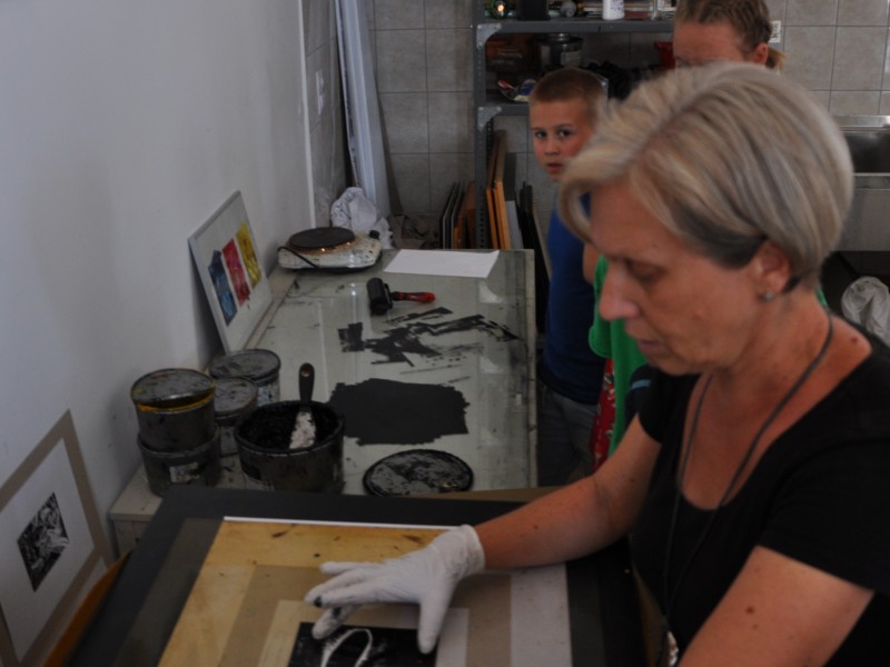 A művésztábor negyedik napja