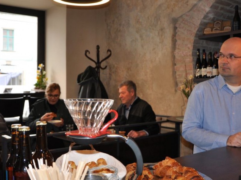 Borbás Marcsi a Pannonia Reformata Múzeumban
