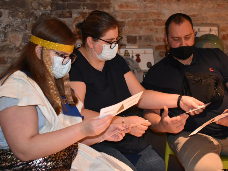 Farsang egyiptomi jelmezekben