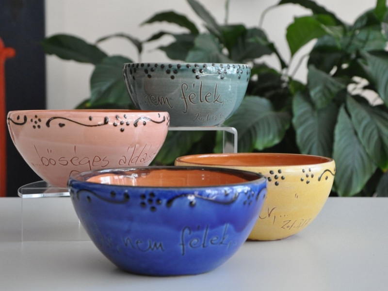 Kerámia müzlis tál