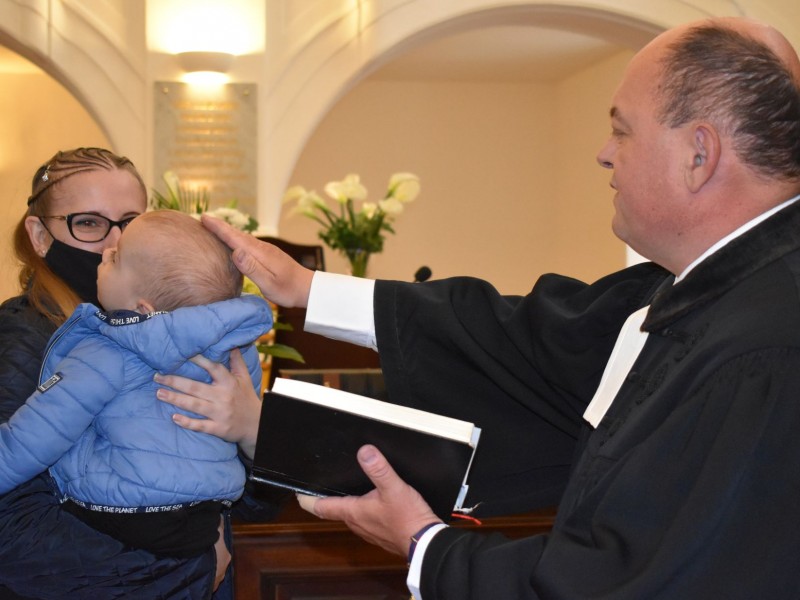 Keresztelő az Ótemplomban