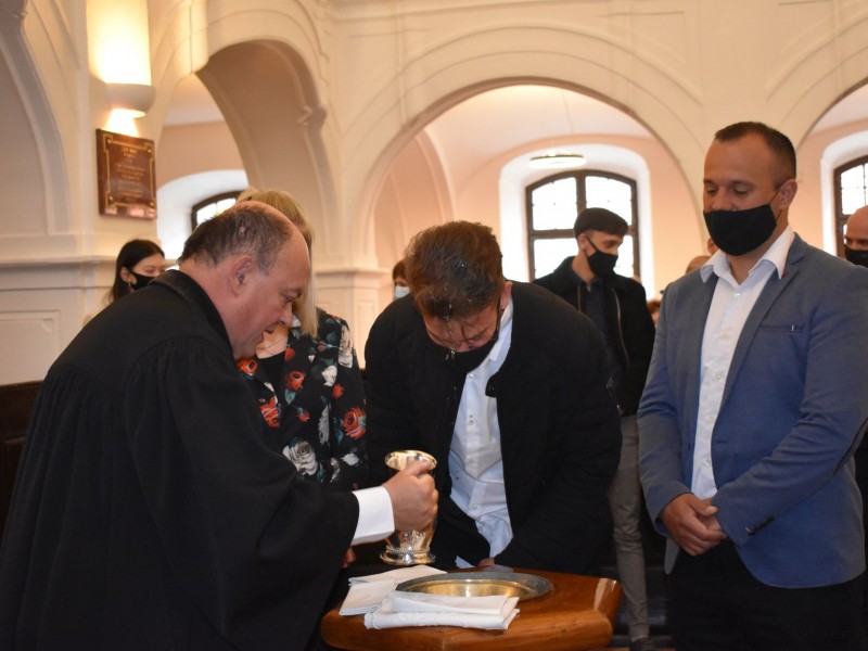 Keresztelő az Ótemplomban