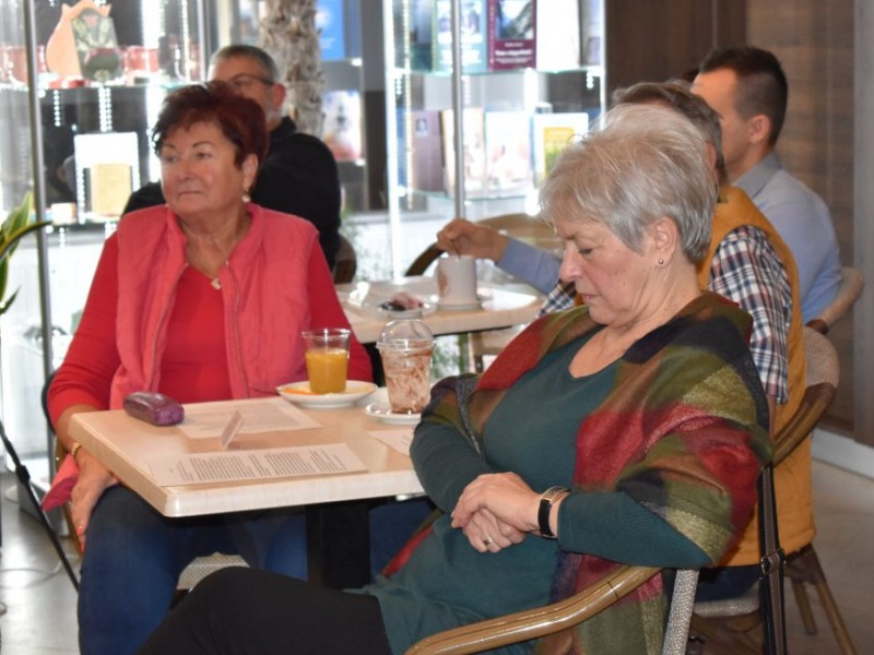 Kunfalvy Péter vívó, edző volt a vendég a Pannonia Reformata Múzeumban