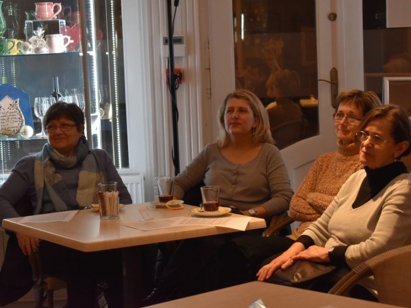 Kunfalvy Péter vívó, edző volt a vendég a Pannonia Reformata Múzeumban