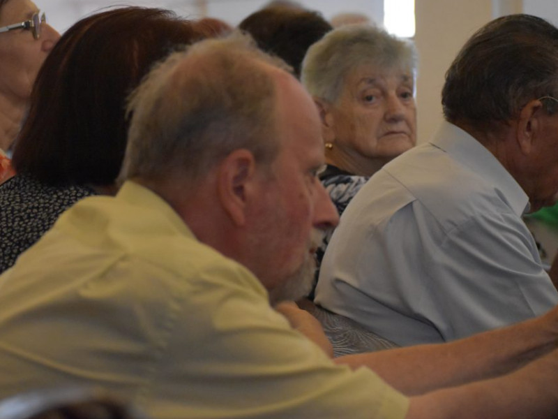 Molnár Lajos: Múltidézés című kiállításának megnyitója a Pannonia Reformata Múzeumban