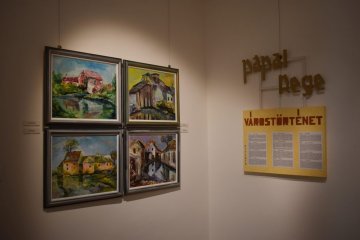 Molnár Lajos: Múltidézés című kiállításának megnyitója a Pannonia Reformata Múzeumban