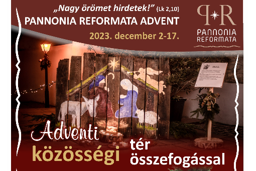 Adventi közösségi tér közösségi összefogással - PR Advent