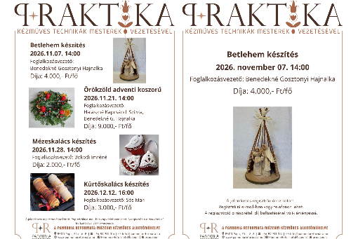 PRaktika - Betlehem készítés