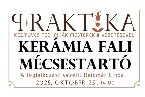 PRaktika - Kerámia fali mécsestartó