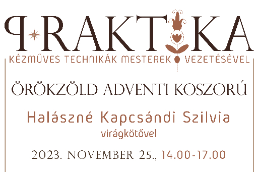 Praktik - Örökzöld adventi koszorú